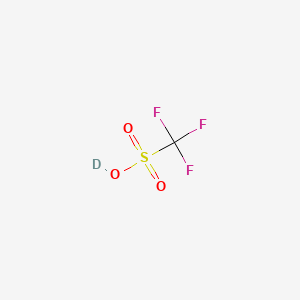 molecular formula CHF3O3S B1583694 氘三氟甲磺酸 CAS No. 66178-41-4