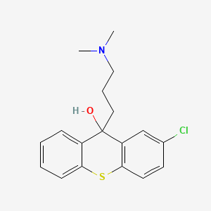 molecular formula C18H20ClNOS B1583700 2-Chloro-9-[3-(dimethylamino)propyl]thioxanthen-9-ol CAS No. 4295-65-2