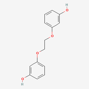 molecular formula C14H14O4 B1583707 Phenol, 3,3'-[1,2-ethanediylbis(oxy)]bis- CAS No. 61166-00-5