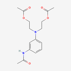 molecular formula C16H22N2O5 B1583725 2,2'-[(3-Acetamidophenyl)imino]diethyl diacetate CAS No. 27059-08-1