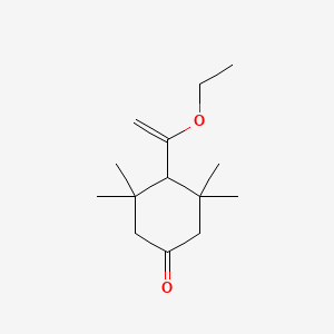 molecular formula C14H24O2 B1583727 4-(1-Ethoxyvinyl)-3,3,5,5-tetramethylcyclohexanone CAS No. 36306-87-3