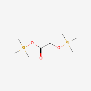 molecular formula C8H20O3Si2 B1583728 Trimethylsilyl ((trimethylsilyl)oxy)acetate CAS No. 33581-77-0