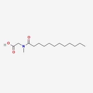 molecular formula C15H29NO3 B1583730 Lauroylsarcosine CAS No. 97-78-9