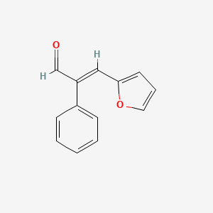 molecular formula C13H10O2 B1583734 3-(2-FURYL)-2-PHENYLPROPENAL CAS No. 57568-60-2