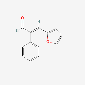 molecular formula C13H10O2 B1583734 2-苯基-3-(2-呋喃基)丙-2-烯醛 CAS No. 57568-60-2