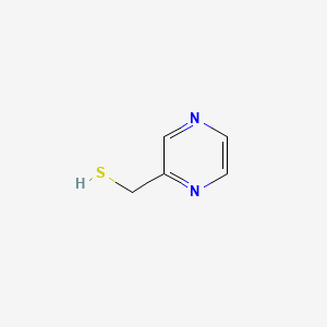 molecular formula C5H6N2S B1583735 2-Mercaptomethylpyrazine CAS No. 59021-02-2