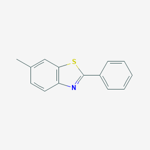 molecular formula C14H11NS B158374 6-Methyl-2-phenyl-1,3-benzothiazole CAS No. 10205-58-0