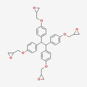 molecular formula C38H38O8 B1583740 1,1,2,2-Tetrakis(4-glycidoxyphenyl)ethane CAS No. 7328-97-4