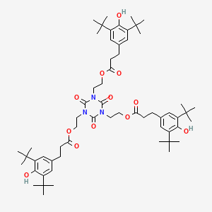 3,5-DI-Tert-butyl-4-hydroxyhydrocinnamic acid triester with 1,3,5-tris(2-hydroxyethyl)-S-triazine-2,4,6(1H,3H,5H)-trione