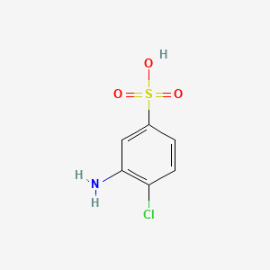 molecular formula C6H6ClNO3S B1583752 3-Amino-4-chlorobenzenesulfonic acid CAS No. 98-36-2