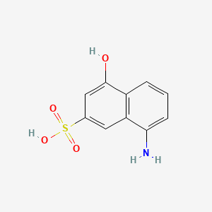 B1583758 8-Amino-4-hydroxynaphthalene-2-sulfonic acid CAS No. 489-78-1