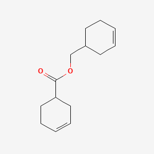 molecular formula C14H20O2 B1583770 3-Cyclohexene-1-carboxylic acid, 3-cyclohexen-1-ylmethyl ester CAS No. 2611-00-9