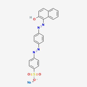 molecular formula C22H16N4O4S B1583777 Acid Red 151 CAS No. 6406-56-0