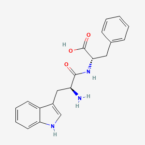 molecular formula C20H21N3O3 B1583778 H-Trp-phe-OH CAS No. 6686-02-8