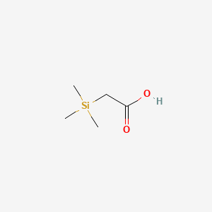 molecular formula C5H12O2Si B1583790 (Trimethylsilyl)acetic acid CAS No. 2345-38-2