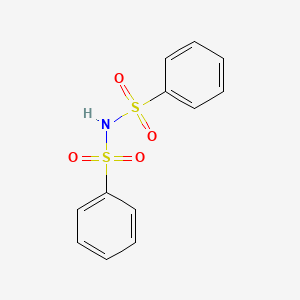 molecular formula C12H11NO4S2 B1583796 二苯磺酰亚胺 CAS No. 2618-96-4