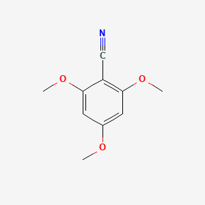 molecular formula C10H11NO3 B1583797 2,4,6-Trimethoxybenzonitrile CAS No. 2571-54-2