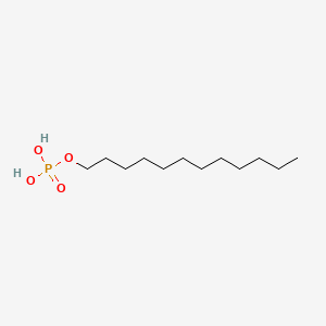 molecular formula C12H27O4P B1583798 Dodecyl dihydrogen phosphate CAS No. 2627-35-2