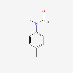 molecular formula C9H11NO B1583799 Formamide, N-methyl-N-(4-methylphenyl)- CAS No. 2739-04-0