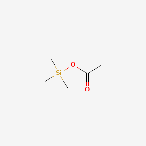 molecular formula C5H12O2Si B1583800 Trimethylsilyl acetate CAS No. 2754-27-0
