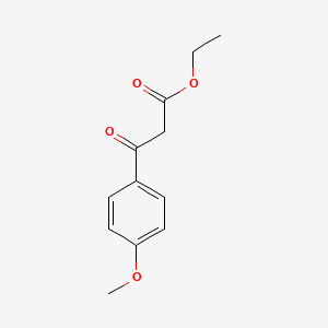 molecular formula C12H14O4 B1583801 3-(4-甲氧基苯基)-3-氧代丙酸乙酯 CAS No. 2881-83-6
