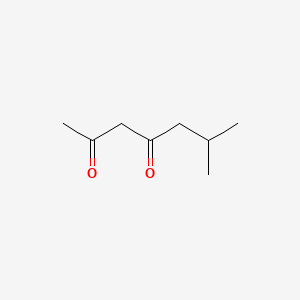molecular formula C8H14O2 B1583805 6-Methyl-2,4-heptanedione CAS No. 3002-23-1