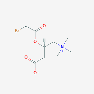 molecular formula C9H16BrNO4 B158381 Carnitine bromoacetate CAS No. 10034-25-0