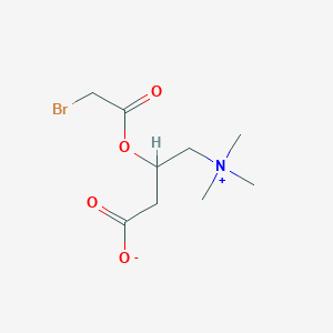 molecular formula C9H16BrNO4 B158381 Bromoacetylcarnitine CAS No. 10034-25-0