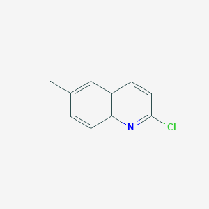 molecular formula C10H8ClN B1583817 2-Chloro-6-methylquinoline CAS No. 4295-11-8