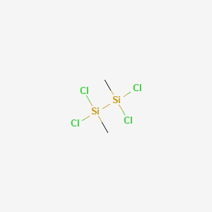 molecular formula C2H6Cl4Si2 B1583821 1,1,2,2-Tetrachloro-1,2-dimethyldisilane CAS No. 4518-98-3