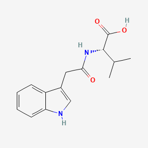 molecular formula C15H18N2O3 B1583827 N-(3-Indolylacetyl)-L-valine CAS No. 57105-42-7