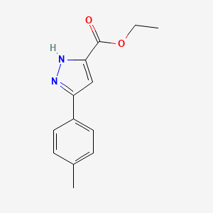 Ethyl 5-(4-methylphenyl)-2H-pyrazole-3-carboxylate