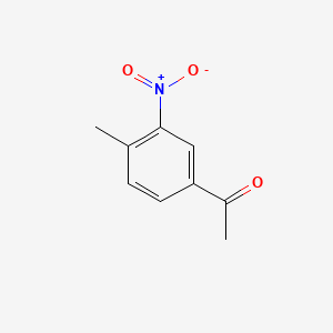 molecular formula C9H9NO3 B1583842 1-(4-Methyl-3-nitrophenyl)ethanone CAS No. 5333-27-7
