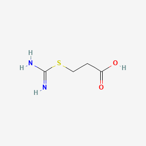 molecular formula C4H8N2O2S B1583844 3-(Amidinothio)propionic acid CAS No. 5398-29-8