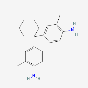 molecular formula C20H26N2 B1583866 4-[1-(4-Amino-3-methylphenyl)cyclohexyl]-2-methylaniline CAS No. 6442-08-6