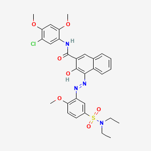 molecular formula C30H31ClN4O7S B1583872 颜料红 5 CAS No. 6410-41-9