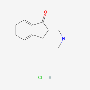 2-((Dimethylamino)methyl)-2,3-dihydro-1H-inden-1-one hydrochloride