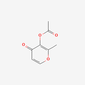 molecular formula C8H8O4 B1583888 Maltol acetate CAS No. 28787-36-2