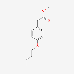 molecular formula C13H18O3 B1583889 4-丁氧基苯基乙酸甲酯 CAS No. 29056-06-2