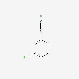 molecular formula C8H5Cl B1583893 1-Chloro-3-ethynylbenzene CAS No. 766-83-6