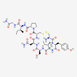 molecular formula C41H63N11O12S2 B1583897 (Ser4,Ile8)-Oxytocin CAS No. 550-21-0