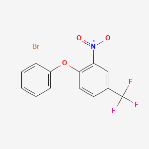 molecular formula C13H7BrF3NO3 B1583898 2-Bromo-2'-nitro-4'-(trifluoromethyl)diphenyl ether CAS No. 2069-14-9