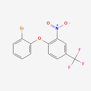 molecular formula C13H7BrF3NO3 B1583898 1-(2-Bromophenoxy)-2-nitro-4-(trifluoromethyl)benzene CAS No. 2069-14-9