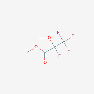 molecular formula C5H6F4O3 B158390 Methyl 2-methoxytetrafluoropropionate CAS No. 10186-63-7