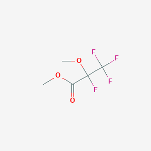 molecular formula C5H6F4O3 B158390 甲基2-甲氧基四氟丙酸酯 CAS No. 10186-63-7