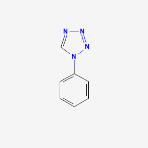 molecular formula C7H6N4 B1583905 1-Phenyl-1H-tetrazole CAS No. 5378-52-9