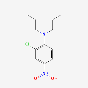 molecular formula C12H17ClN2O2 B1583907 2-Chloro-4-nitro-N,N-dipropylaniline CAS No. 6216-91-7
