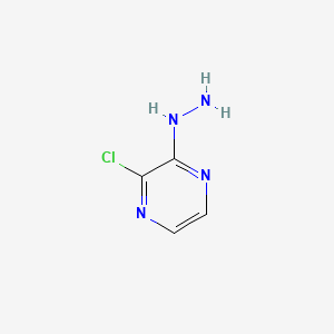 molecular formula C4H5ClN4 B1583919 2-Chloro-3-hydrazinylpyrazine CAS No. 63286-28-2