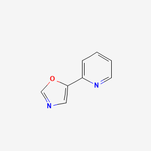 molecular formula C8H6N2O B1583921 5-(2-吡啶基)-1,3-噁唑 CAS No. 70380-73-3