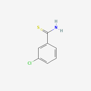 molecular formula C7H6ClNS B1583922 3-氯代硫代苯甲酰胺 CAS No. 2548-79-0